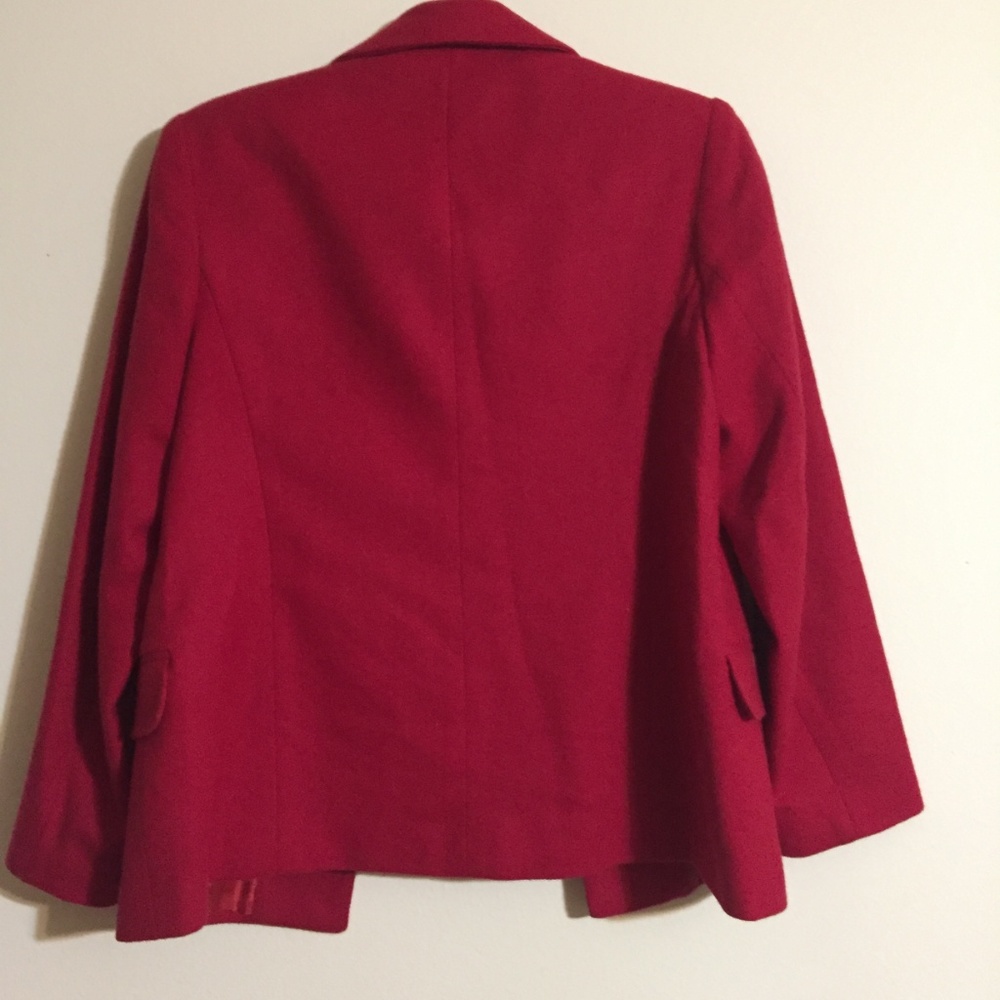 Red Wool Jacket - Picture 4 of 4
